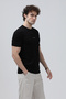 Men's Crew Neck John Borners Printed 100% Cotton Pack T-Shirts Black - 26Y 2020-1 - 3