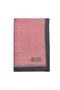Cotton Silk Monogram Shawl 44225-Light Pink Gray