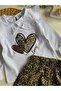 Girls' 2-Piece Set Leopard Skirt & Blouse - 5