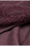 Women's Lace Ultra Lightweight Modal Cashmere Blend Blouse - Burgundy - 5