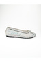 Miss Park Moda 16- 12 Women's Tulle Ballet Flats Silver - 2