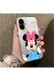 حافظة هاتف ميني ماوس منقوش أنيقة مقاومة للصدمات متوافقة مع Realme C67 4G