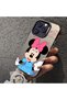 Redmi 12 4G/5G Compatible Stylish Minnie Mouse Patterned Shockproof Phone Case - 4