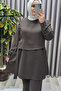 Women's Clothing Plus Size Bird Eye Model Strawberry Fabric Double Set - 6