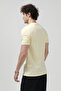 Men's Crew Neck Square John Printed 100% Cotton Lu T-Shirt Yellow - 26Y 2020-2 - 5