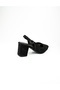 Miss Park Moda 4030 Stoned Heeled Shoes Black - 4