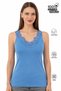 Özkan 2001 5-Pack Women's 100% Cotton Pieces Rib Knit Mixed Colors V-Neck Lace Pieces Guipure Lace Magnolia Undershirts - 5