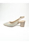 Miss Park Moda 4030 Stone Heeled Shoes Gold - 3