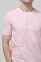 Men's Crew Neck Square John Printed 100% Cotton Lu T-Shirt Pink - 26Y 2020-2 - 2