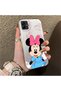 Samsung Galaxy A03/A04E/A04 Compatible Stylish Minnie Mouse Patterned Shockproof Phone Case