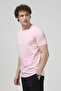 Men's Crew Neck Square John Printed 100% Cotton Lu T-Shirt Pink - 26Y 2020-2 - 5