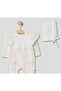 Lace Collar Detail Baby Romper & Hat Set - 2