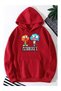 Sweatshirt Hooded Thick Fabric Gumball Printed (Unisex)