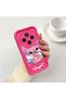 Redmi A4 Compatible Pink Red Silicone Case Shockproof Camera Protection - 2