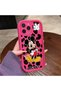 iPhone 14 Pro Compatible Pink Red Silicone Case Shockproof Camera Protection - 4