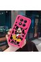 Redmi Note 14 Pro Plus+ 5g Compatible Pink Red Silicone Case Shockproof Camera Protection