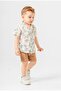 Summer Baby Boy Patterned Shirt Shorts Combination - 5