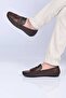 Laceless Tasseled Polyurethane Sole Genuine Leather Loafers 028-2021-26Y Men's Shoes - 3