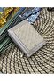Canvas Straw Zipper Bag for Women Wallet