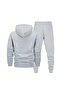 Men's Hooded Sweatshirt Top and Bottom Tracksuit Set Printed - 2