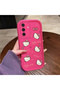 Samsung Galaxy A17/A26 Compatible Pink Red Silicone Case Shockproof Camera Protection - 4