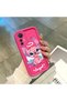 Mi 12 Lite Compatible Pink Red Silicone Case Shockproof Camera Protection - 3