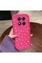 Redmi Note 14 Pro 4g Compatible Pink Red Silicone Case Shockproof Camera Protection - 5
