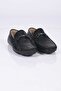 Laceless Buckled Polyurethane Sole Genuine Leather Loafers 028-1070 Men's Shoes - 6