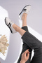Women's Daily Sneakers Sports Shoes Lace-Up Comfortable Sole - 3