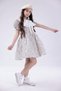 Girl's Floral Print Vintage Dress - 3