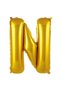 Best Large Size Gold Color 100 cm Letter N Foil Balloon