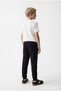 Boy's Text Printed Textured T-Shirt - 4