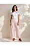 Women Pink Allover Print Casual Trouser - 2