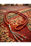 سبحة من حجر العقيق الطبيعي 99 حبة - قطع كروي 6 ملم - سبحة من خيط مطاطي - سبحة من العقيق الأحمر - 2