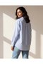 Women Blue Floral Placement Print Striped Shirt - 4