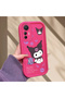 Mi 12 Lite 5g Compatible Silicone Shockproof Rose Red Phone Case Kuromi Pattern - 7