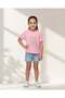 Girls Pink Embellished T Shirt - 2