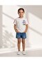Girls White Placement Patches Slub Jersey T Shirt - 3