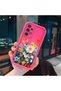 Samsung Galaxy A13 4g Compatible Silicone Shockproof Rose Red Phone Case Flowers Pattern - 3