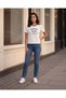 Women Black Ringer T-Shirt with Contrast Neck Detail - 5