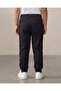 Boys Black Cut And Sew Track Pants - 3