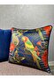 Robin-974123 Navy Blue Imported K Velvet Double Combination 43X43 - 6