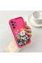 Samsung Galaxy A13 4g Compatible Silicone Shockproof Rose Red Phone Case Flowers Pattern - 8