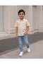 Boys Ivory Jacquard Short Sleeve Shirt - 5