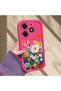Tecno Spark 10 Pro Compatible Silicone Shockproof Rose Red Phone Case Flower Pattern - 7