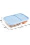 (1 Piece) 3-Compartment Storage Container with Lid, Food Storage Container, Food Storage Box (150Ml+225Ml+775Ml) - 3