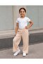 Girls White Casual Straight Fit Trousers - 5