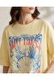 Women Pale Yellow Graphic Interlock T-Shirt - 5
