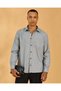 Men Grey Long Sleeve Formal Shirt
