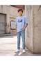 Senior Boys Blue Embellished T-Shirt - 5
